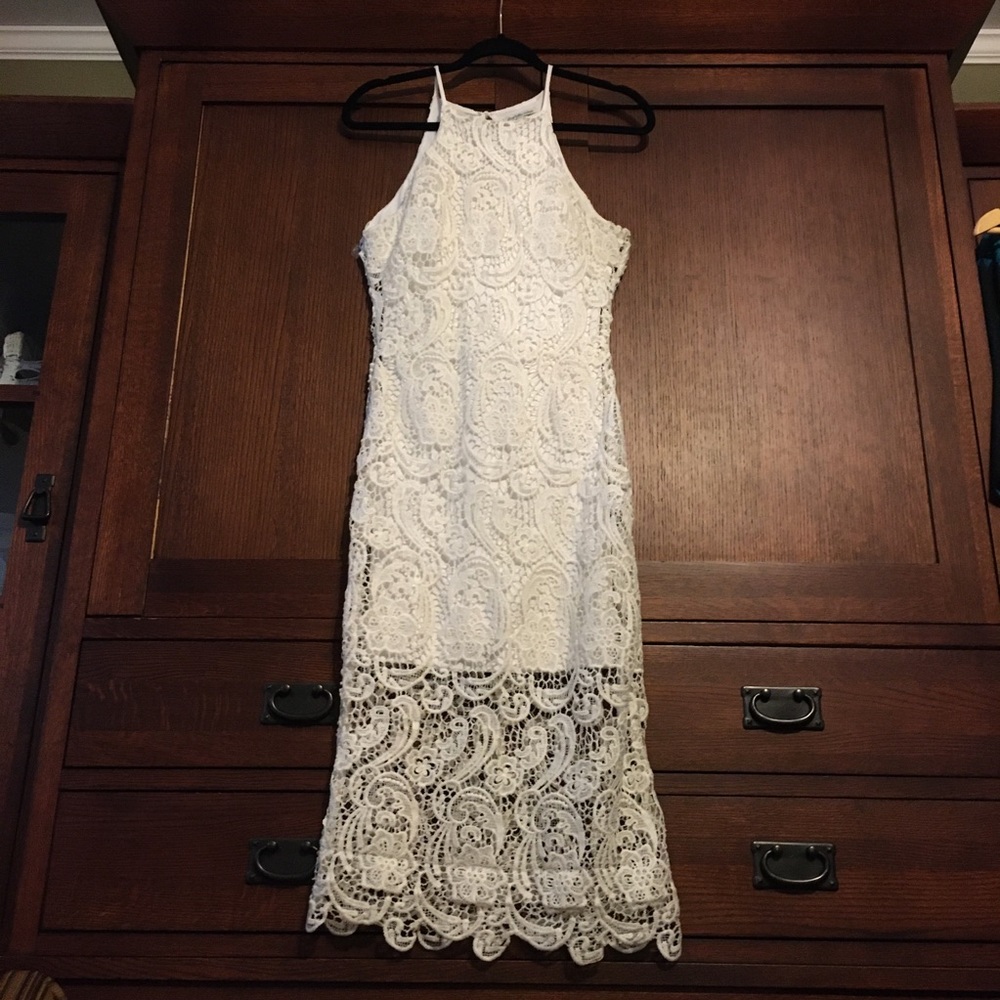 Charlotte Russe Crochet maxi dress 👗